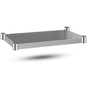 DuraSteel Galvanized Under Shelf for Work Tables - Extra Adjustable Lower Shelf for 30" x 12" Stainless Steel and Wooden Worktables - Fits for use in Restaurant, Warehouse, Home, Kitchen, Garage
