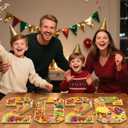 4pcs Wooden 2026 New Years Eve Party Supplies Charcuterie Numbers Fillable Decorations, New Years Decorations 2026 Number Charcuterie Board Box for Fruit Cheese Platter Candy Cake Plates