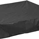 HANABASS Square Sandbox Cover for Child Pool Outdoor Toy with Drawstring Pit Cover Waterproof Protector