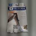 Truform Sheer Compression Stockings, 15-20 mmHg, Women's Knee High Length, 20 Denier, Beige, 2X-Large