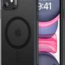 ESR for iPhone 11 Case, Compatible with MagSafe, Shockproof Military-Grade Protection, Magnetic Phone Case for iPhone 11 Case, Frosted Black