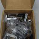 4PCS Glass Locks with Same Keys Locks for Showcase Display Cabinet, 5-8mm Thicken Glass, Single Door