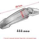 Front Fender Dirt Bike Sur Ron JXMOTO Imitation Carbon Fiber Front Fender Motorcycle Mudguards Protector Electric Bike for Light Bee/Sur Ron/Surron/Sur-Ron X/S/Segway X160 / X260