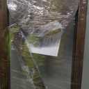 Natural Solid Wood Water Dispenser Floor Stand (32.8" Hight-11.2" Wide) Drink Dispenser Floor Stand with 3 Round Shelfs Included for 1-5 Gallon Water Bottles/Crocks, Water Jug (Walnut Color)