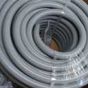 Neorexon Liquid-Tight Conduit 3/4 150ft, Electrical Conduit w/UL Certification, Flexible Conduit with 5 Straight and 5 90-Degree Conduit Connector Fittings Gray