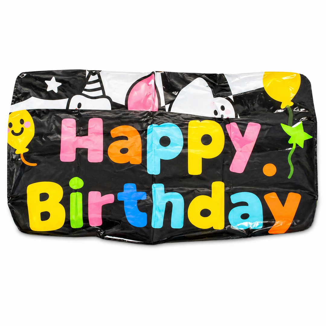 Happy Birthday Banner, 70" x 48"