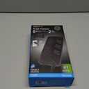 GE UltraPro Adapt 8-Outlet Surge Protector with USB Ports, 2 USB-A Ports, 2.4A, 3ft Braided Cord Power Strip Surge Protector, 1780 Joules, Black, 73776