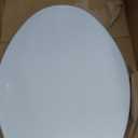Kohler K-20110-0 Brevia Elongated Toilet Seat with Grip-Tight Bumpers, Quiet-Close Seat, Quick-Attach Hardware, White