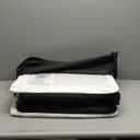 Pamo Babe Travel Crib - Lightweight Baby Playard with Zip Door, Carry Bag for Airplane - Easy to Carry (Black)