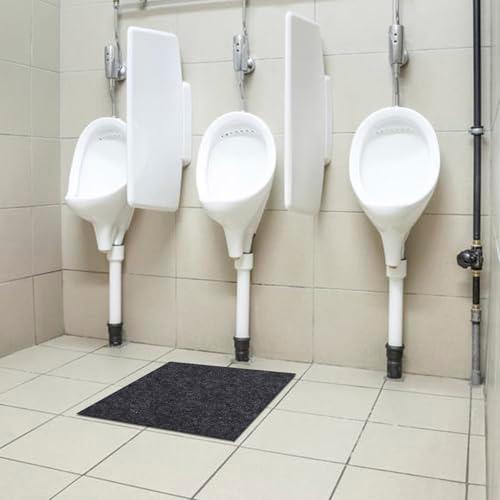 Urinal Mats，Bathroom Floor Protector,Urinal Floor Mats,Toilet Urinal Mat,Absorbent Material,Waterproof Layer,Anti-Slip,Durable and Machine Washable (Urinal Mats -24x20in)