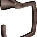 Moen YB5186ORB Voss Collection Bathroom Hand Towel Ring, Oil-Rubbed Bronze (11.61 x 2.83 x 6.81 inches)