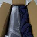 Outdoor Chair Cushions Set of 4 -Waterproof Outdoor Seat Cushions for Patio Furniture, Patio Chair Cushion with Handle and Ties, Square Out Door Chair Pads,18.5" x 16" x 3", Navy Blue