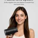 ANNLARY Hair Dryer with Comb | 1800W Blow Dryer with Diffuser for Curly Hair | Plasma Ionic Hairdryer for Frizz Control | Foldable & Protable Design for Travel | 6.5 ft ALCI Cord