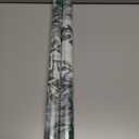 2 x Window Privacy Film with Cutting Grid, Non-Adhesive Stained Glass Window Film Decorative, Static Cling Privacy Window Film (Leaf Rainbow,17.5 X 78.7 inch)