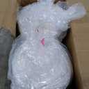 Vamcheer Modular Sectional Sofa - Modern L Shaped Boneless Couch with Deep Seat, Upholstered Sectional Couches for Living Room, Bedroom, Office, No Assembly Required, Cream (108"x66.9"x22")