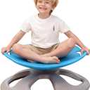 BABAMU Spinning Chair for Autistic Kids, Upgrade Handle Sensory Chair, Autism & ADHD Chair, Kid's Furniture, Autism Sensory Products for Kids (Blue)