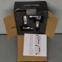 SEALIGHT 9012 Light Headlight Bulbs, 800% 44,000LM Super Bright, 1:1 Real Size, 6500K Cool White Bulbs for Car Powersports ATV/UTV, Pack of 2