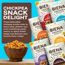 BIENA Chickpea Snacks - Crunchy Roasted Chickpeas - High Fiber Vegan Protein Snack for Adults & Kids - 6-Pack, 5 oz Bags - BBQ, Habanero, Honey Roasted, Lil' Bit of Everything, Sea Salt, Rockin' Ranch (EXP 03/04/27)