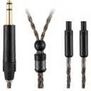 6.35mm Stereo Cable Compatible with Sennheiser HD800s, HD800, HD820s, HD820, HD8XX, Dharma D1000 Headphone 16 Core Replacement Upgrade (with 6.35mm Stereo, 2Meters 6.5Ft)