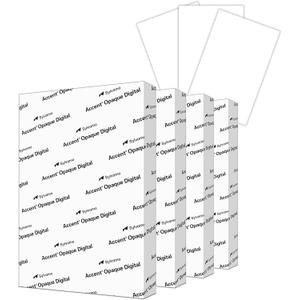 Accent Opaque 18" x 12" White Cardstock Paper, 120lb, 325gsm 500 Sheets (4 Reams) Premium Smooth Extremely Heavy Cardstock, Printer Paper for Ink Heavy Invitations, Cards, Menus, Images 189030C