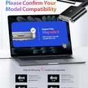 Stouchi USB-C to Magnetic 3 Cable 6.6ft, 140W Fast Charging for MacBook Air (15''/13'' M4 2025, M3 2024, M2 2023, M2 2022), Pro (16"/14" 2024/2023/2021)Black