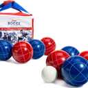 Franklin Sports Bocce Ball Set  8 All Weather Bocce Balls and 1 Pallino  Beach, Backyard Lawn or Outdoor Party Game  Professional, American, and Starter Set Options
