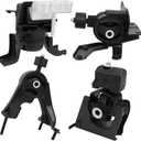 Engine Motor and Transmission Mount Kit Compatible with 2009 2010 2011 2012 2013 Corolla 1.8L & Matrix 1.8L, 2009-2010 Vibe 1.8L FWD 4-Piece Set, A62027 A62039 A62023 A62015