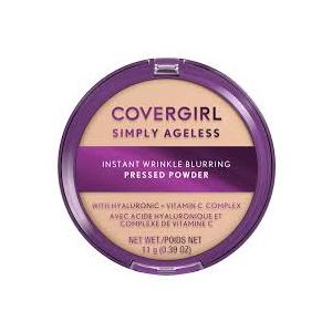 COVERGIRL Simply Ageless Wrinkle Defying Pressed Powder, 225 Buff Beige, 3.9 oz
