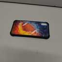 DJSOK Case for iPhone 15,Luxury Pattern Design Shockproof Rugged Cover,Cases for Man Woman-Rugby American Football on fire