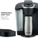 Keurig K-Classic Single Serve K-Cup Pod Coffee Maker, with 3 Brew Sizes, 48oz Removable Reservoir, Black