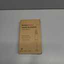 Bonsenkitchen Hand Blender, Immersion Blender with 2 Mixing Speed, Electric Handheld Mixer Portable Stick Mixer with Stainless Steel Blades for Soup, Smoothie, Puree, Baby Food (Single, Black)