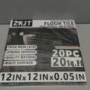 20-Pack 19.34 Sq.Ft Peel and Stick Floor Tiles Vinyl Glossy Pattern Flooring, 11.8 x 11.8 Self Adhesive Vinyl Flooring DIY for Kitchen, Bathroom, Laundry, Polish Dark Grey Marble