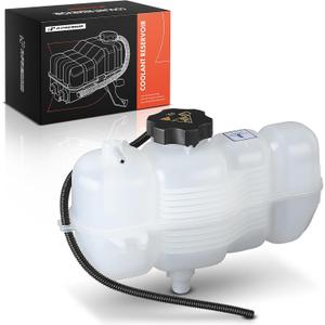 A-Premium Engine Coolant Overflow Recovery Reservoir Tank [with Cap & Hose] Compatible with Jeep KL Series Cherokee 2019 2020 2021 2022, 3.2L
