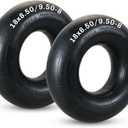 2 Pack 18x8.50-8 18x9.50-8 Inner Tube | Heavy Duty Replacement Tire Tubes with TR13 Straight Valve Stem for Go Karts, ATVs (18x8.5/9.5-8, TR13)