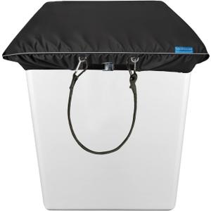 Bucket Truck Cover - Double Layer Oxford Cloth, Fits 1 Man Vinyl Bucket, 28" x 34" x 6", Bucket Truck Accessories, Easy to use, Tear-resistant, with Elasticated Cord Buckle. (Black)