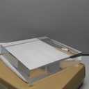 CiaoHER 2in Thickness Solid Acrylic Cube Display Block Clear Polished Pedestal Stand Riser Solid Base 2'' x 10" x 10", 1 Pack