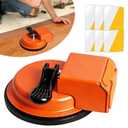 Floor Gap Fixer Tool with Vacuum Suction Cup & 6 PCS Sticky Pads, Heavy Duty Plank Grabber for Laminate Vinyl Flooring Gap Repair, Wood Flooring Installation Kit for Filling Floor Gaps