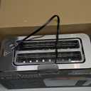 Mueller UltraToast Full Stainless Steel Toaster 4 Slice, Long Extra-Wide Slots for Bagels and Waffles, 6 Browning Levels, LED Display, Cancel/Defrost/Reheat Functions & Removable Tray, Kitchen Gadgets