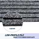 Runner Rug 2'x8'Indoor Outdoor Utility Carpet,Area Rugs with Non Slip Rubber Backing for Hallway Kitchen Entryway Balcony Garage Stair Laundry Room