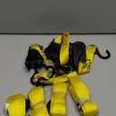 STANLEY S9500 Black/Yellow 1" x 10' Ratchet Straps - Light Cargo (300 lb Working Load / 900 lb Break Strength), 4 Pack