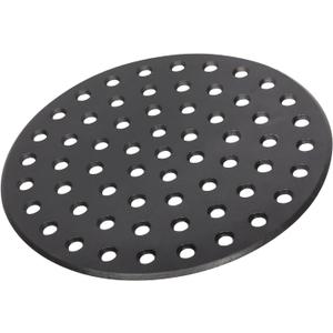 Round Cast Iron Fire Grate, BBQ High Heat Coal Plate Bottom Grate for XLarge Big Green Egg, Fire Grate Bottom Grate Grill Parts