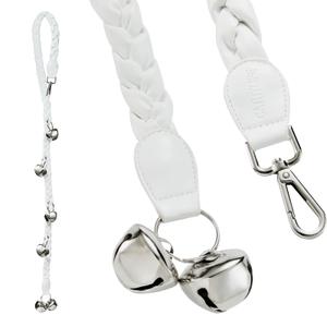 Dog Doorbells for Potty Training, Poly Urethane Puppy Door Bells, Hand-woven Dog Bells for Dog Training, Extra Loud Bells for Door Knob, Ring to Go Outside Doggie Pet Supplies