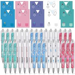 Geyoga 30 Pcs CNA Week Gifts 2025 Funny Nurse Notepads with Pens Medical Assistant Appreciation Gifts