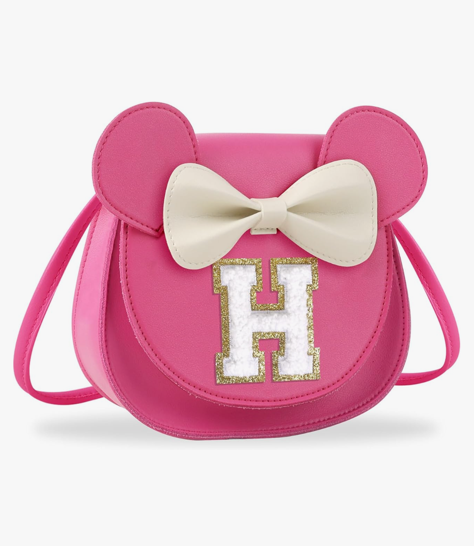 ONECOCOA Toddler Purse Gifts for Girls, Little Girl Purse Kids Wallet Crossbody Bag Birthday Gifts for 38 Year Old Girl (H, Rose)