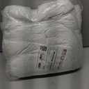 MIULEE 30 x 30 Goose Feather Down Euro Pillow with 100% Cotton Cover, Set of 1 Soft Fluffy Decorative Pillow Insert for Sofa Bed Couch Living Room White