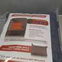 Portable USB Heated Blanket, Battery Powered Heating Blanket with 3 Heat Settings, 3 Hours Auto Off Wearable Heated Portable Blankets with Overheat Protection(Battery Pack Not Included) (Dark Blue)