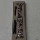 V-MORO Resin Bands Compatible with Apple Watch Series 11/10 Band 40/41mm Lightweight Fashion Strap Bracelet with Starlight Buckle for iwatch Series SE/9/8/7/6/5/4/3/2/1(Tortoise Stone,38/40/41/42mm)