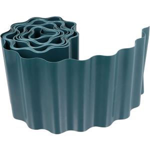 DOITOOL 1roll Garden Rolling Fence Edging Flexible Plastic Border for Flower Beds Sidewalks Easy Installation Decorative Lawn Divider for Neat Appearance above Ground Planting
