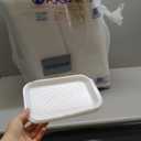 GEN Meat Trays, #2S, 8.5 x 6 x 0.7, White, 500/Carton (2SWH)