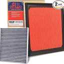 OIFILLIO Cabin Engine Air Filter Kit for 20192024 RAV4 (NOT HYBRID), 20182024 Camry (NOT HYBRID), 20202025 Highlander (NOT HYBRID), Replaces 1780125020 & 8713958010